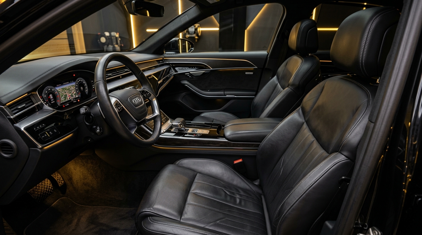 Interior de carro limpo Rita Maria